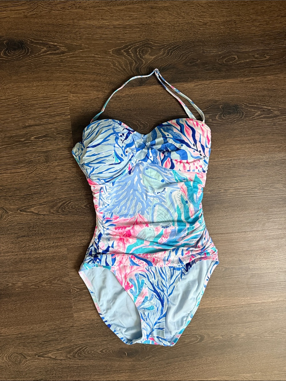 Women’s Lilly Pulitzer One Piece Swimsuit with removable Halter Strap